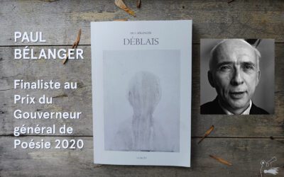 Paul Bélanger: finaliste au Gouverneur général